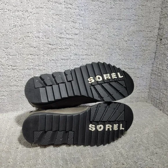 Sorel Harlow Women's Size US 5.5 Gray Leather Chelsea Pull On Ankle Boots NEW - Picture 8 of 9